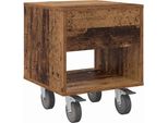 Syfax™ Comodino Legno Vecchio 40,5 X 40 X 48 Cm Legno Multistrato