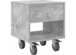 Syfax™ Comodino Grigio Cemento 40,5 X 40 X 48 Cm Legno Multistrato