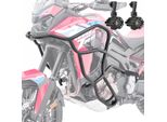 Set Barra Antiurto + Faro Per Honda Africa Twin 1100 Crf 24-25 KT2