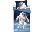 Biancheria Da Letto Space Astronaut 135 X 200 Cm, 100 % Cotone