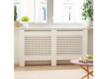 Wisfor Copriradiatore Mdf, Motivo A Strisce Orizzontali, Copriradiatore Copriradiatore, L - 152X19X101,2Cm