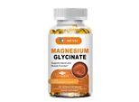 Magnesio Glicinato 400 Mg (120 Capsule) Integratore Alimentare, Nervi, Muscoli, Articolazioni, Ossa, Cuore, Sonno, Stress, Digestione, Cervello