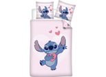 Disney Lilo & Stitch Biancheria Da Letto Rosa Per La Camera Da Letto Cotone - 200X140 Cm
