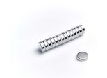 Magneti Al Neodimio 14 X 4 Mm 50 Pezzi Mm N38, Estremamente Forti, Lavagne Magnetiche, Frigoriferi, Lavagne Bianche, Fai Da Te