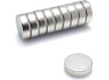 Magneti Al Neodimio Cilindrici 18 X 5 Mm 10 Pezzi N38