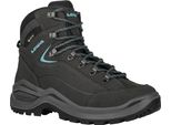 Lowa Renegade Evo Gtx Mid Scarpe Da Trekking Da Donna Asfalto/Turchese 42,5