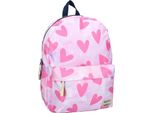 Zaino Milky Kiss Next Level Vibes - Zaino Scuola Rosa Con Scomparti Con Cerniera