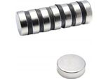 Magneti Al Neodimio 20X6 Mm N38 25 Pezzi, Estremamente Forti, Lavagne Magnetiche, Frigoriferi, Lavagne Bianche, Fai Da Te