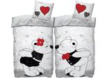 Biancheria Da Letto Bear Partner 2 Set Di Biancheria Da Letto 135 X 200 Cm
