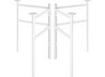 Natural Goods Berlin 2X Telaio Tavolo Fold - Gambe Tavolo Pieghevoli In Metallo - Cavalletti Pieghevoli Fai Da Te Gambe Tavolo 800 X 720 Mm - Gambe Tavolo Pieghevoli Corridori Stabile - Cavalletti Per Esterni Resistente Alle Intemperie, Bianco