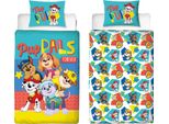 Set Di Biancheria Da Letto Paw Patrol - Copripiumino 140X200 Cm E Federa 60X70 Cm