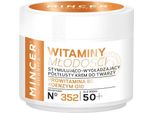 Mincer Pharma Vitamine Della Giovinezza 50+ Crema Viso Semigrassa Stimolante E Levigante N.352, 50 Ml