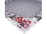 Tovaglia Juna Pupazzi Di Neve Natale In Poliestere 110 X 110 Cm