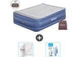 Materasso Gonfiabile Bestway - 2 Persone - 152 X 203 X 56 Cm - Grigio/Blu - Accessori Inclusi