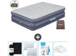 Materasso Gonfiabile Bestway - 2 Persone - 152 X 203 X 51 Cm - Grigio - - Accessori Inclusi