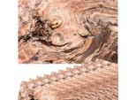 Set Di 12 Tovagliette Lavabili Con Struttura In Radica Effetto Legno