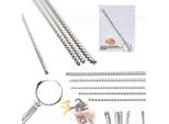 Rosfix Set Di 5 Aghi Per La Pulizia Del Metallo – 0,5 – 1,4 Mm | Per Pistole A Spruzzo E Ugelli, Resistenti, Precisi | Accessori Per La Verniciatura