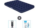 Materasso Gonfiabile Bestway - Letto Francese - 137 X 191 X 22 Cm - Blu - Accessori Inclusi