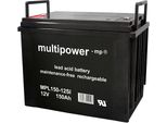 Batteria Al Piombo Multipower MPL150-12SI Batteria Al Pb 12V / 150Ah