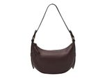 Fossil Pelle Borsa A Tracolla Harwell Hobo Mink Marrone Scuro