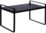 Quvio Organizzatore Per Armadietti Da Cucina - Organizzatore Per Armadietti Da Cucina - Inserto Per Scaffali - Mensola Per Armadietti Da Cucina - Mensola Per Armadietti Da Cucina - Mensola Per Armadietti Da Cucina - Organizzatore Per Armadietti Da Cucina - Metallo - 31 Cm - Nero