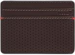 Fossil Portacarte Rennsport Card Case Mink Marrone Scuro
