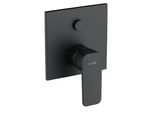 Kludi Pure&Style Mitigeur Monocommandé Encastré Pour Bain Et Douche, Inverseur De Pression Push&Switch, 407633975, 407633975