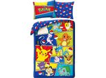 Halantex Lino Incluso Fumetto PokéMon Cotone, 140/200, 70/90 Cm