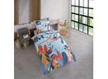 Set Di Biancheria Da Letto Con Bradipo 135 X 200 Cm, 100 % Cotone