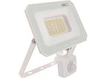 Emos Faretto Led Simpo 30 W Con Rilevatore Di Movimento, 3000 Lm, IP44, Bianco Neutro 4000K, Cavo 15 Cm, Bianco, ZS2333W