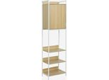 Modulo Armadio Con 5 Ripiani E 1 Anta, Bianco