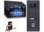 Videocitofono Ip Goliath Con Telecamera Display Impronte Digitali Da 10 Pollici Antracite : 10 Pollici In Nero : Scatola Da Incasso : 3 Monitor Numero: 3 Monitor Colore: 10 Pollici In Nero Montaggio: Scatola Da Incasso