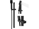 Granitan | Set Doccia ZN3 - Nero - Design Minimalista - Alta Qualità Ed Eleganza