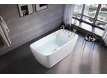 Vasca Da Bagno Vasca Da Bagno Acrilica Bianca Vasca Da Bagno Autoportante Contemporanea