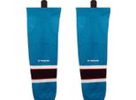 Tronx SK300 Calzettoni Da Hockey Senior, San Jose Sharks, Blu Verde, Misura: 30 Pollici