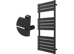 Granitan | Radiatore Da Bagno Oslo - 120X60 Cm - Nero - Design Moderno - Minimalista E Pratico