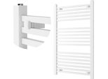 Granitan | Radiatore Da Bagno Bergen - 100X60 Cm - Bianco - Design Moderno - Pratico Ed Elegante