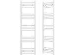 Granitan | Radiatore Da Bagno Breno - 40X140 Cm - Bianco - Design Moderno - Scaldasalviette