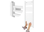 Granitan | Radiatore Da Bagno Bergen - 120X45 Cm - Bianco - Design Moderno - Pratico Ed Elegante