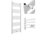 Granitan | Radiatore Da Bagno Puerto - 50/140 Cm - Bianco - Design Moderno - Scaldasalviette