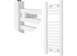 Granitan | Radiatore Da Bagno Bergen - 80X30 Cm - Bianco - Design Moderno - Pratico Ed Elegante