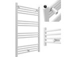 Radiatore Da Bagno Granitan | Puerto - 60/100 Cm - Bianco - Design Moderno - Scaldasalviette - Minimalista