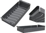 Inserto Acciaio Cestello Lavello Nero Lavastoviglie Universale 42X18 Cm