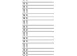 Granitan | Radiatore Da Bagno Milo - 90X50 Cm - Bianco - Design Moderno - Facile Installazione
