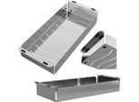Cestello Per Lavello In Acciaio Inox Inox Inserto Universale Per Lavastoviglie 42X18 Cm