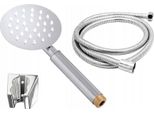 Granitan | Set Doccia Con Doccetta - Rotondo - Cromo - Alta Qualità - Ugelli Anticalcare - Tubo Flessibile Da 150 Cm