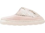 Pantofole Lucide Da Donna Pantofole Foderate Pantofole Slip On Elis Rosa Taglia 38/39