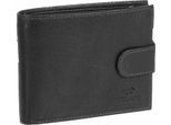 Mustang Pelle Portafoglio Triest Handan Wallet Black Nero