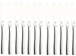 Set Di 12 Coltelli Carl Schmidt Sohn-Glinde, Acciaio Inossidabile 18/10, Argento