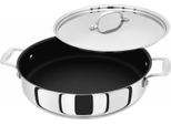 Padella Universale Stellar, Acciaio Inox 18/10, 37X28X10 Cm, Argento/Nero